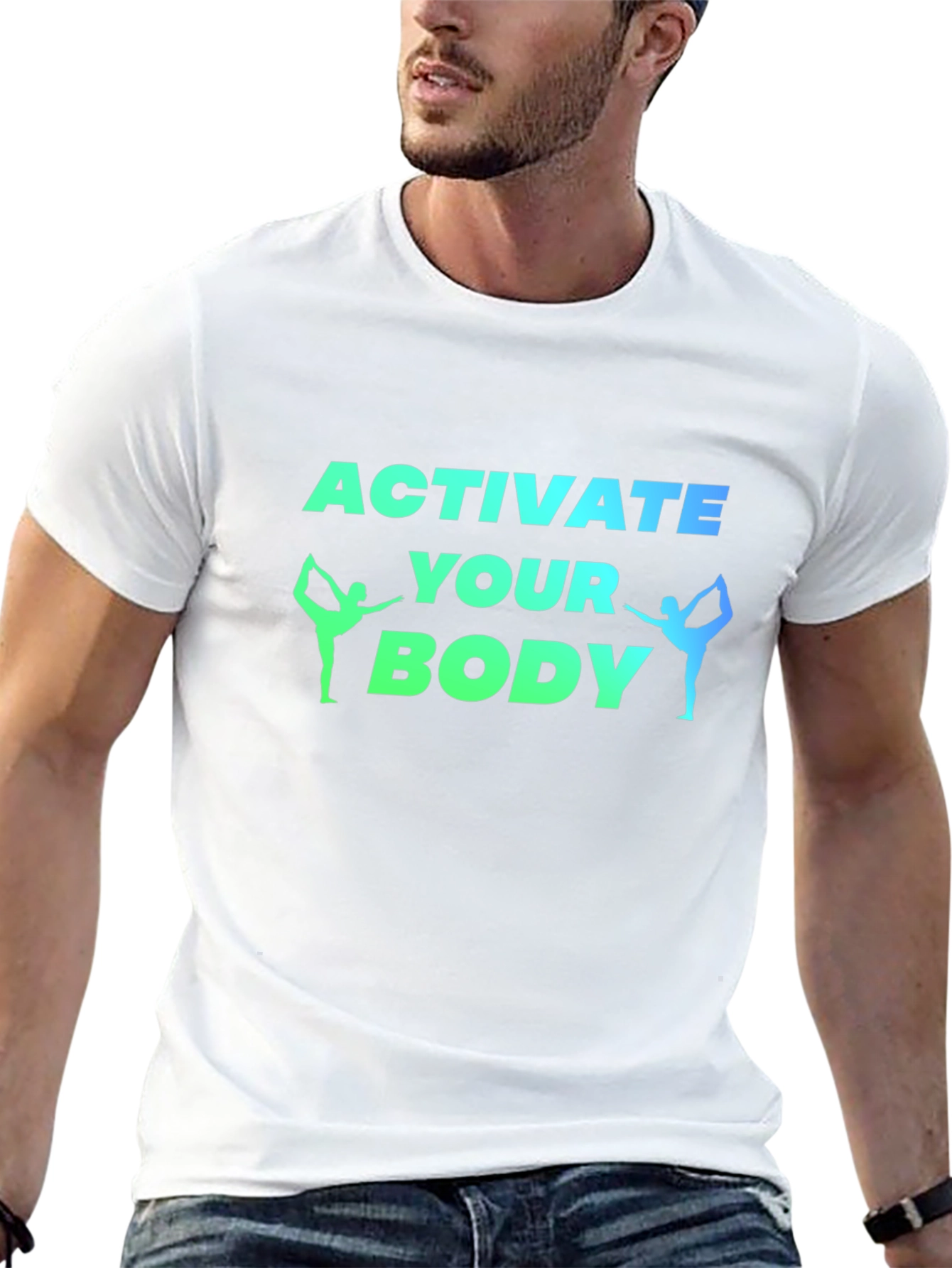 Activate Your Body Black Graphic Tee
