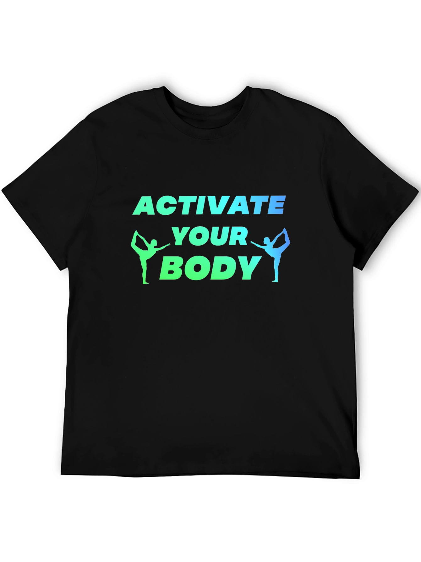 Activate Your Body Black Graphic Tee
