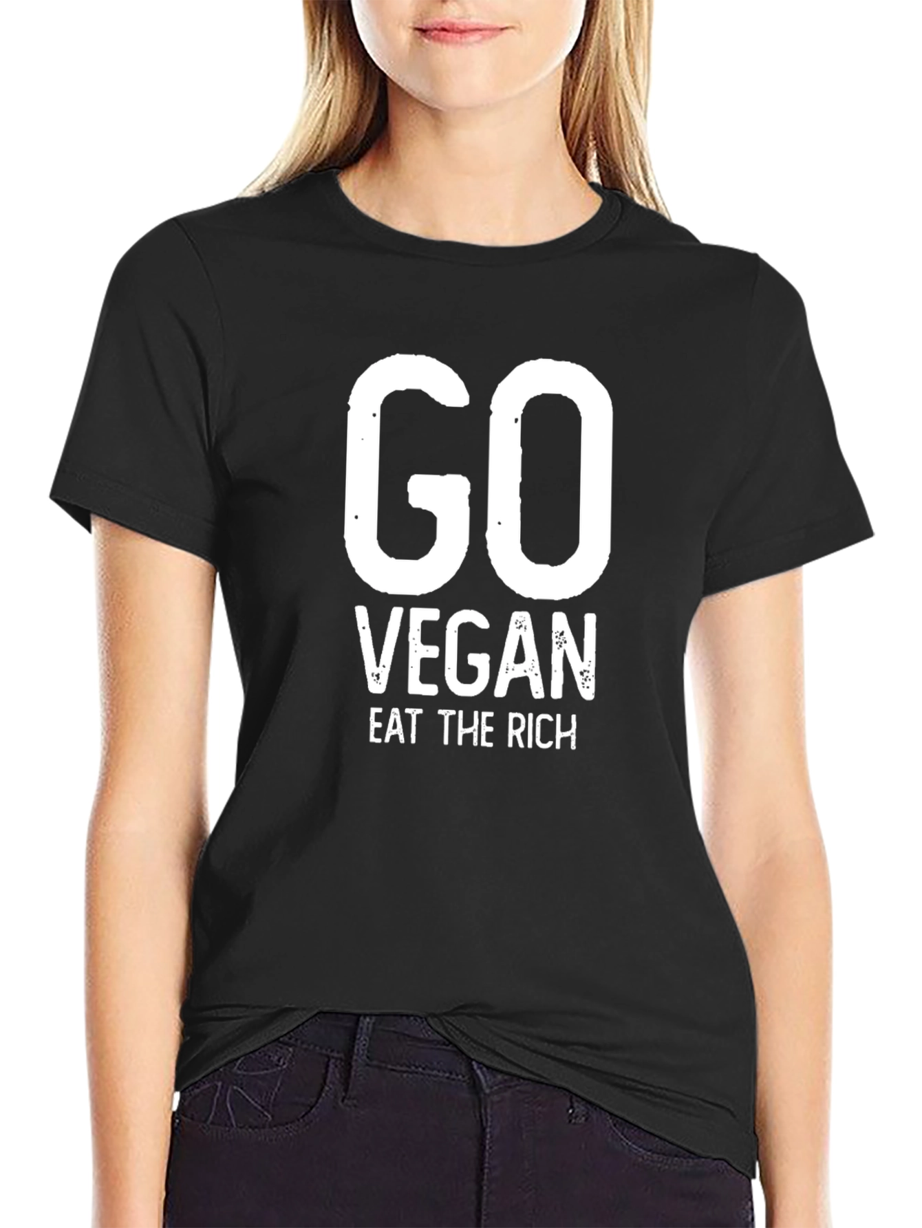 Go Vegan Eat The Rich T-Shirt