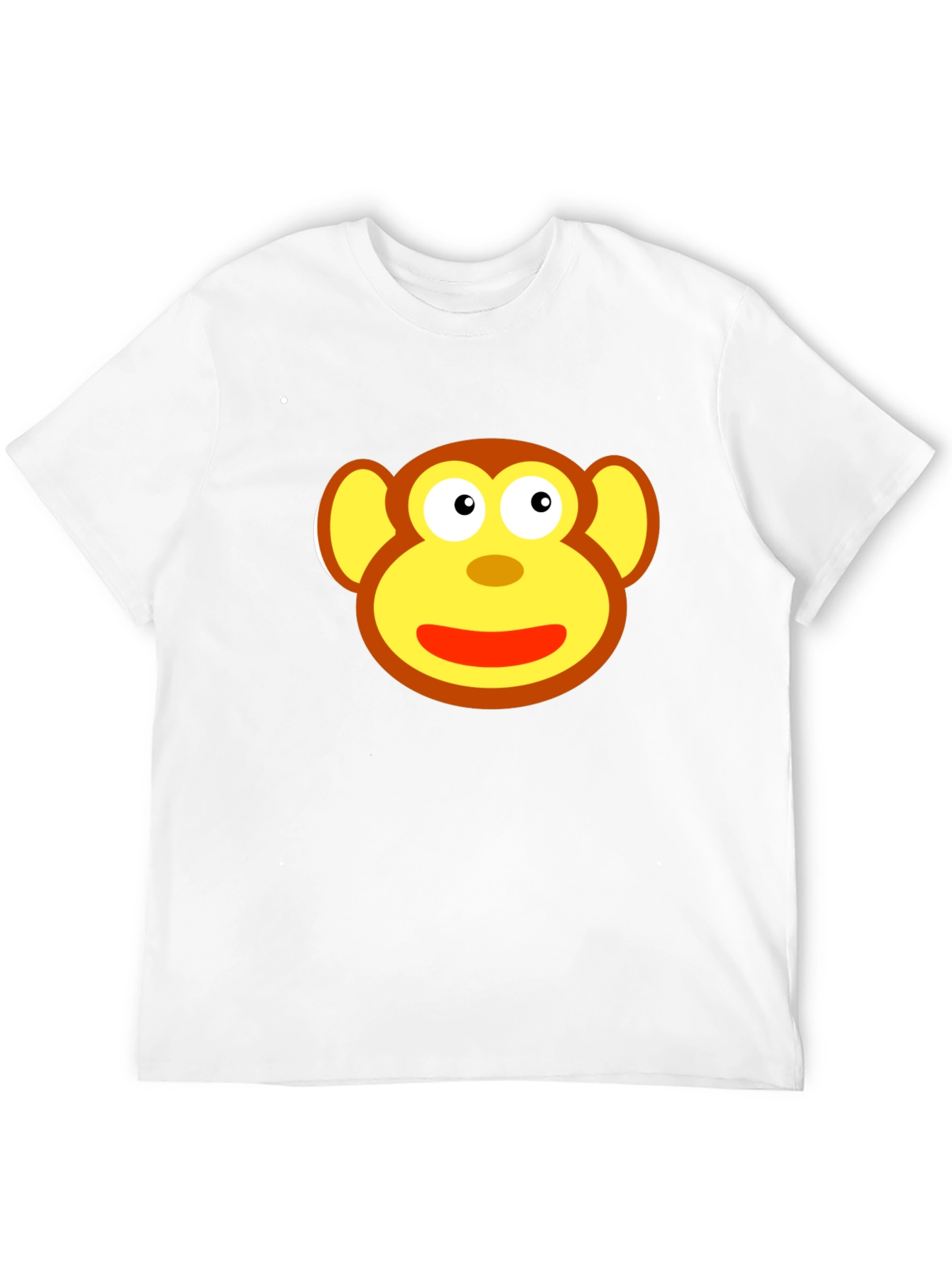 Monkey Face Graphic Tee - Fun & Playful Design