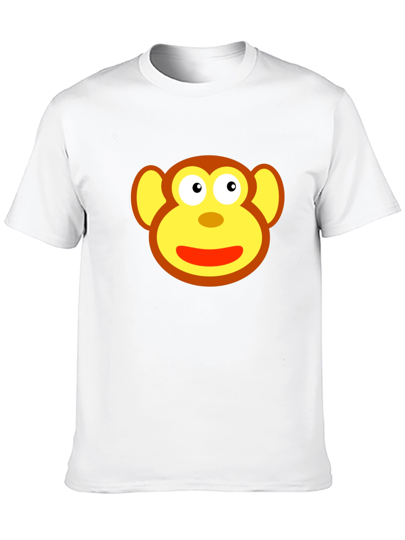 Monkey Face Graphic Tee - Fun & Playful Design