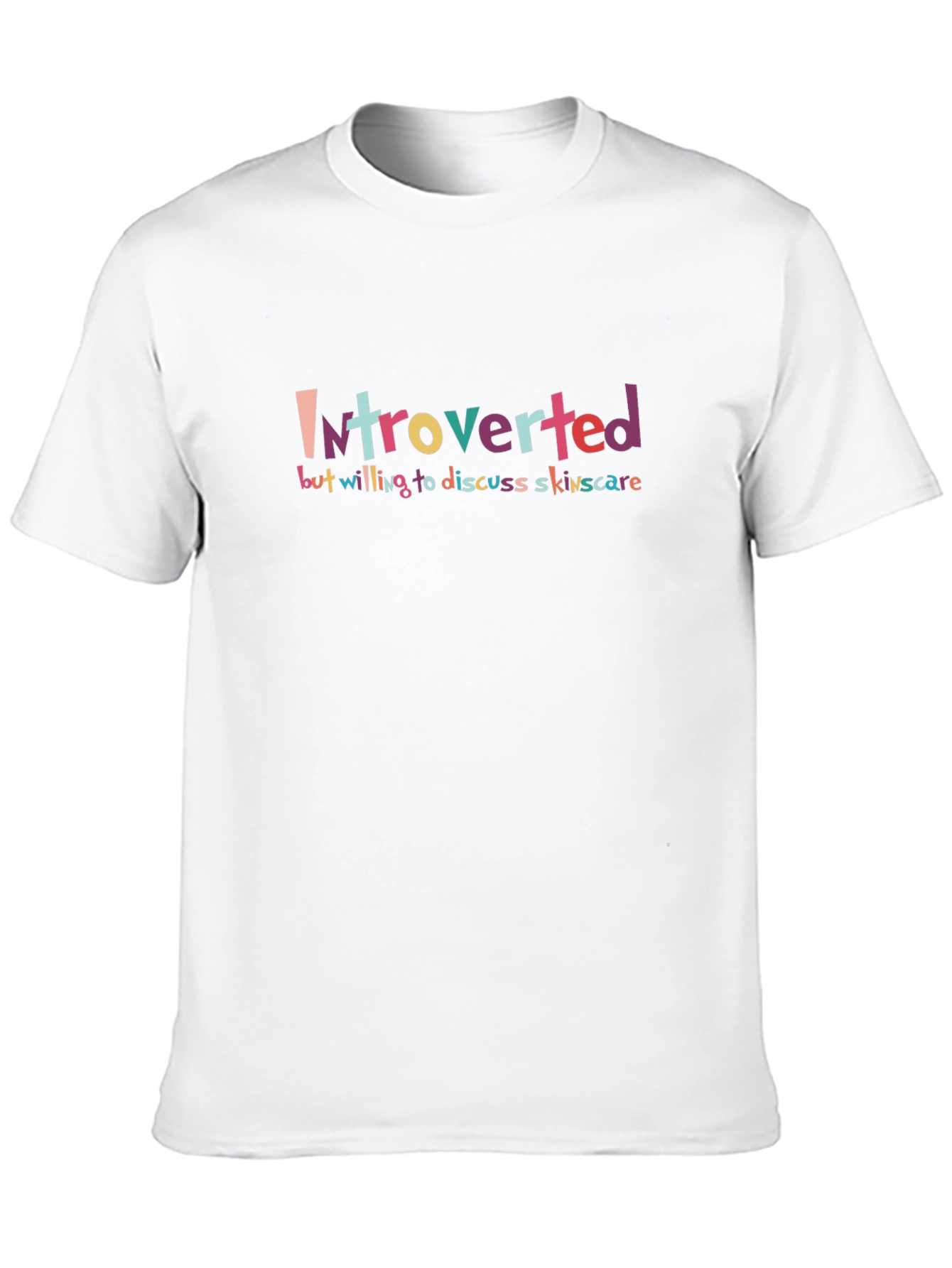 Introverted Skincare T-Shirt: Soft Cotton Tee