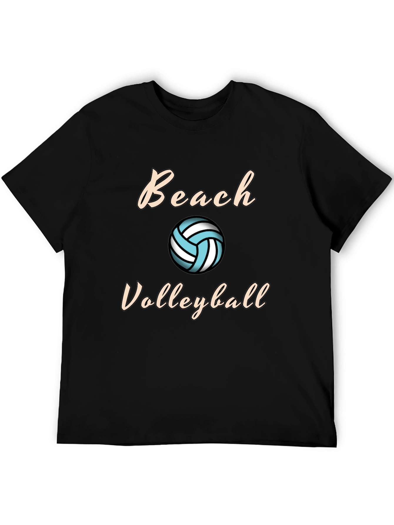 Beach Volleyball Graphic Tee - Casual Comfort