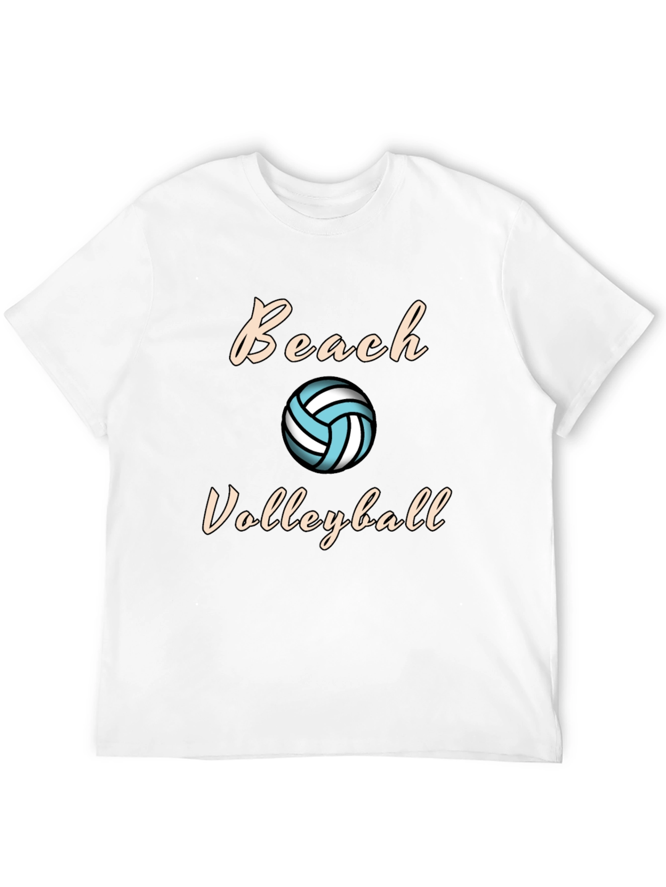 Beach Volleyball Graphic Tee - Casual Comfort