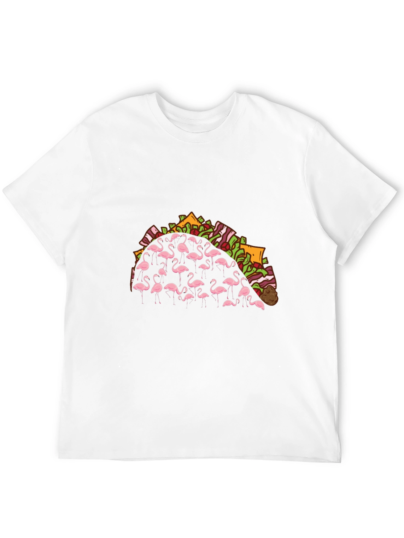 Flamingo Taco Graphic T-Shirt