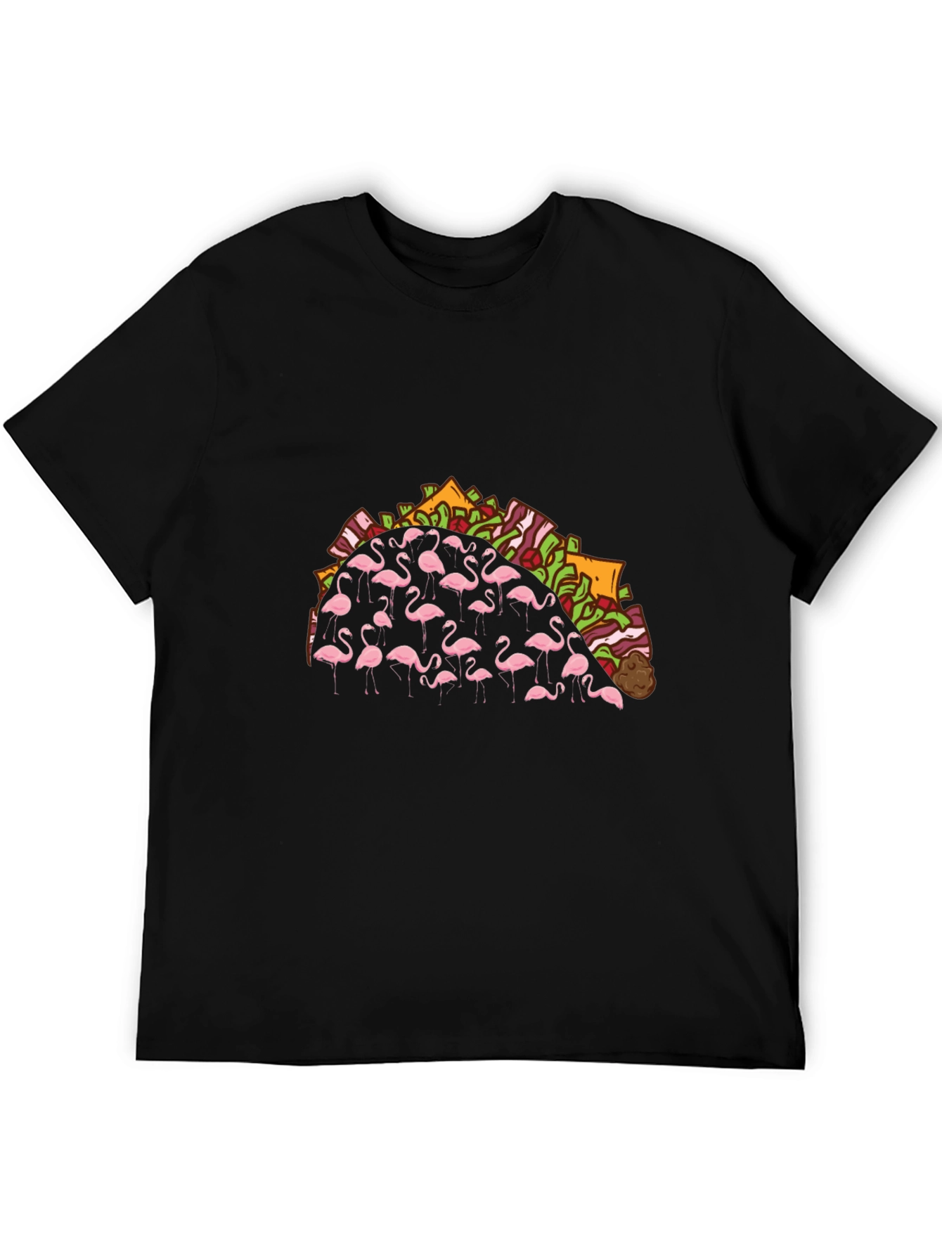 Flamingo Taco Graphic T-Shirt