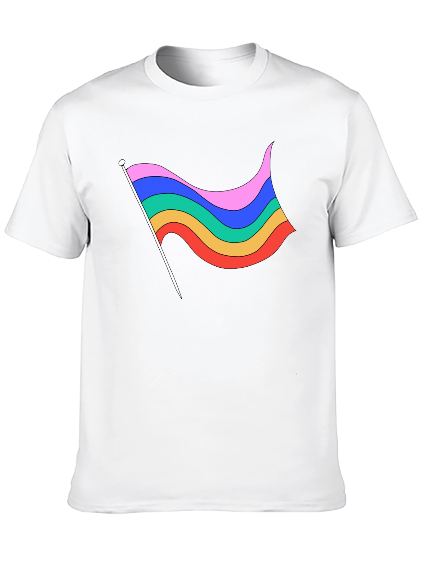 Retro Rainbow Flag T-Shirt - Pride Apparel