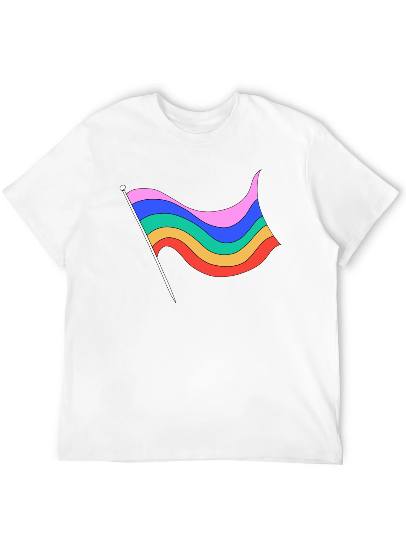 Retro Rainbow Flag T-Shirt - Pride Apparel