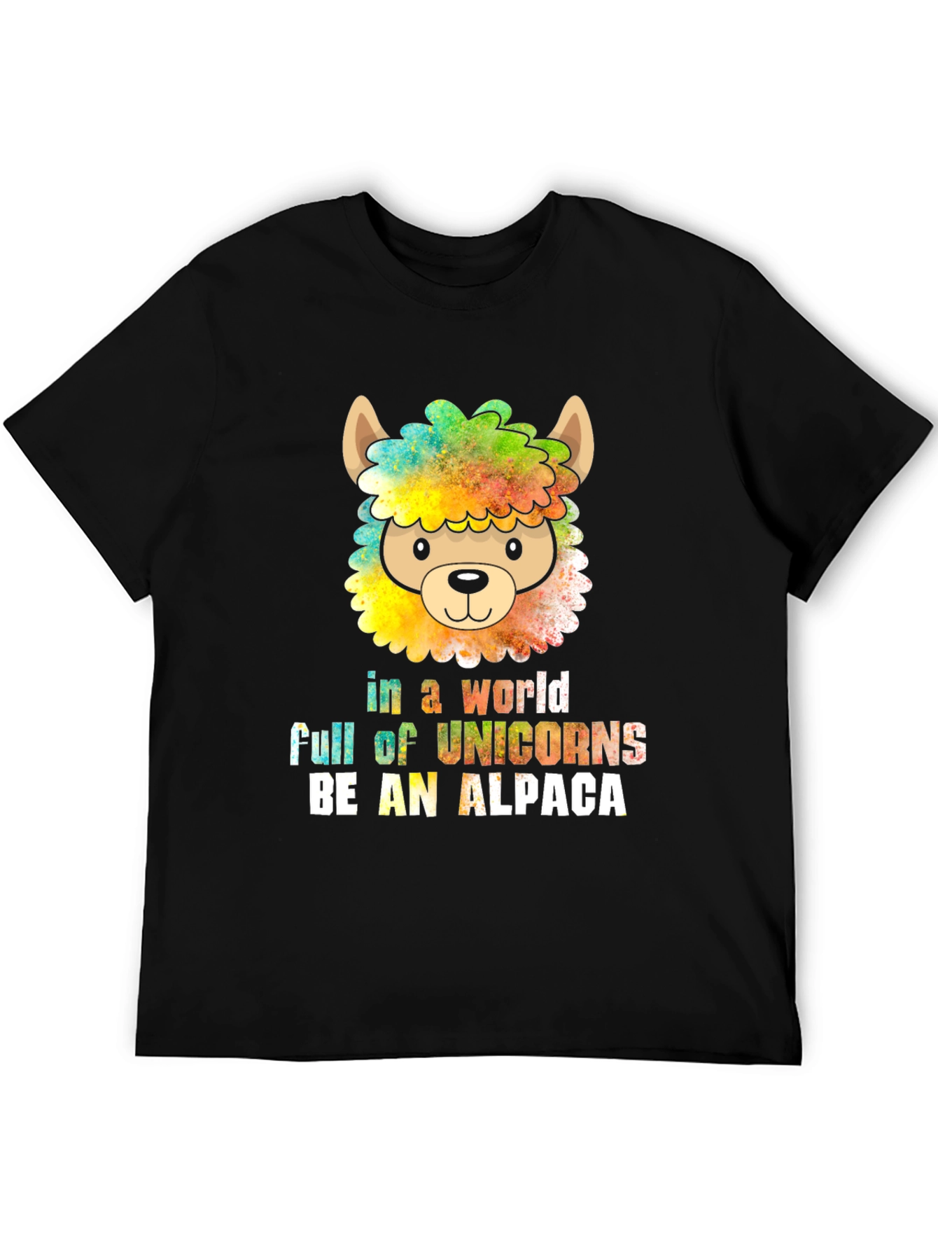 Be an Alpaca T-Shirt - Quirky Animal Graphic Tee