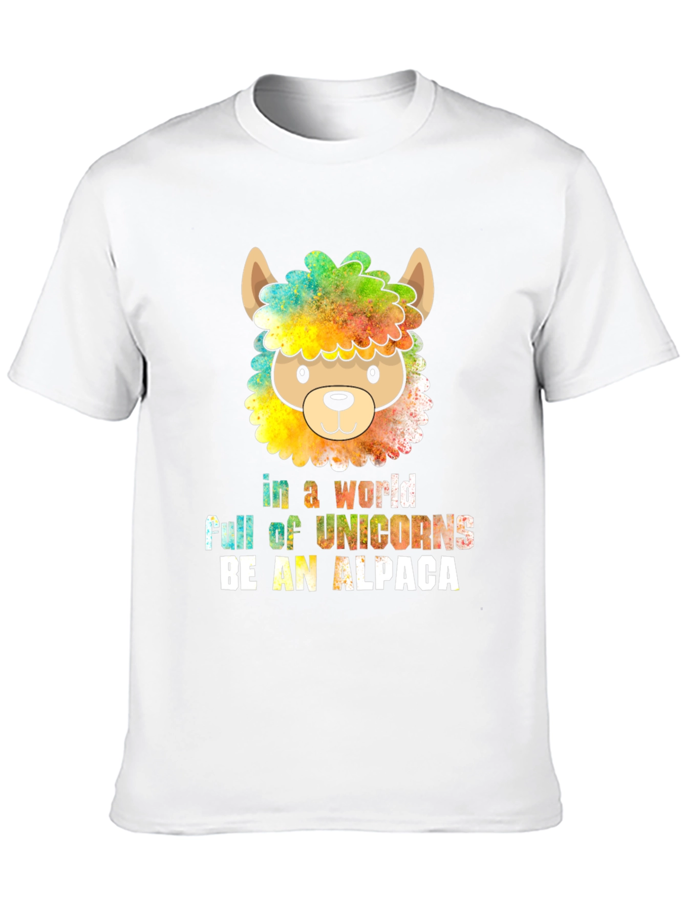 Be an Alpaca T-Shirt - Quirky Animal Graphic Tee