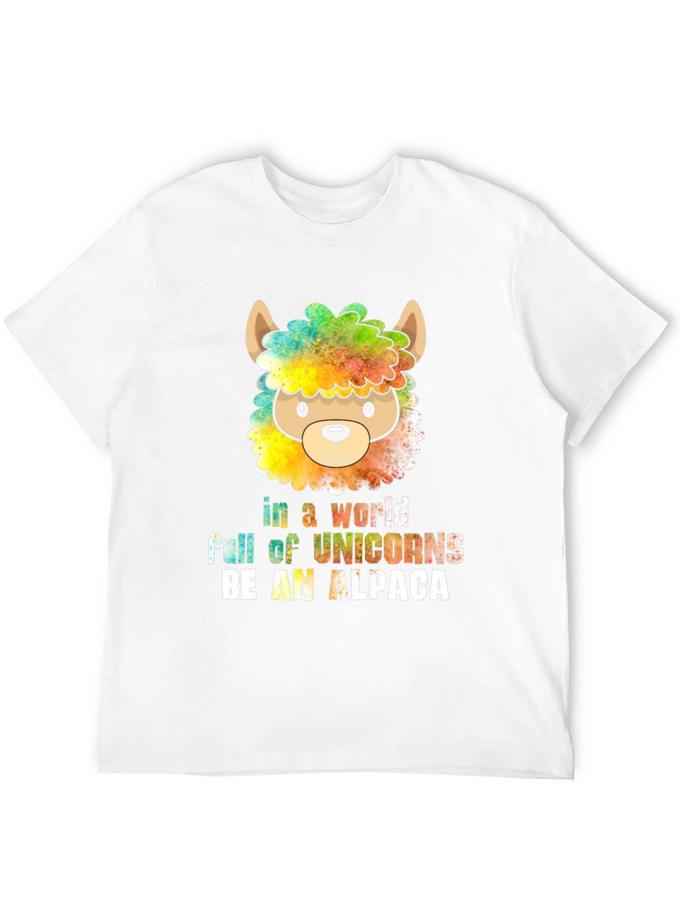 Be an Alpaca T-Shirt - Quirky Animal Graphic Tee