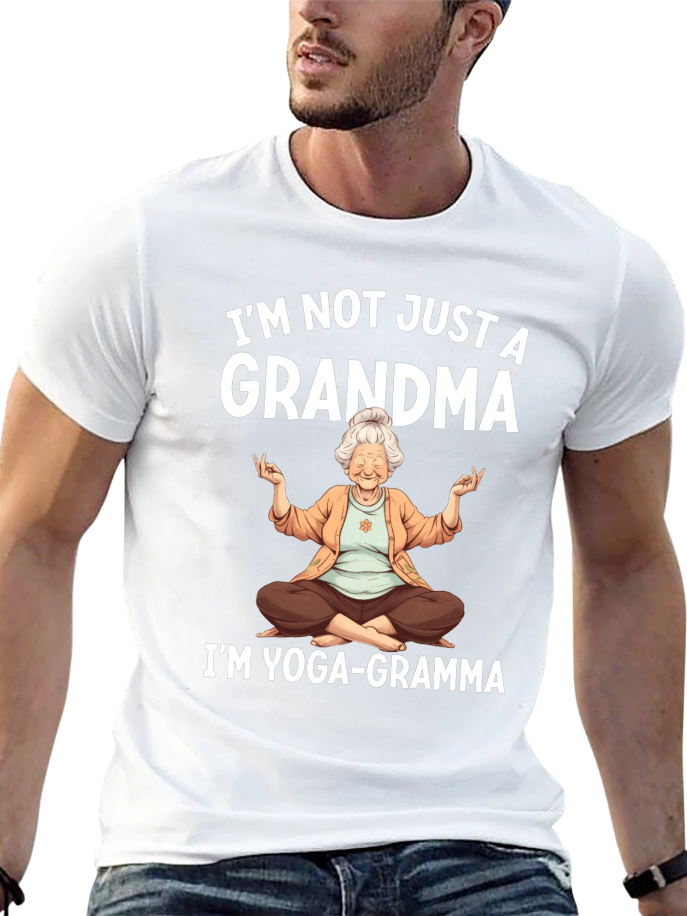 Yoga-Gramma T-Shirt - Grandma Yoga Lover