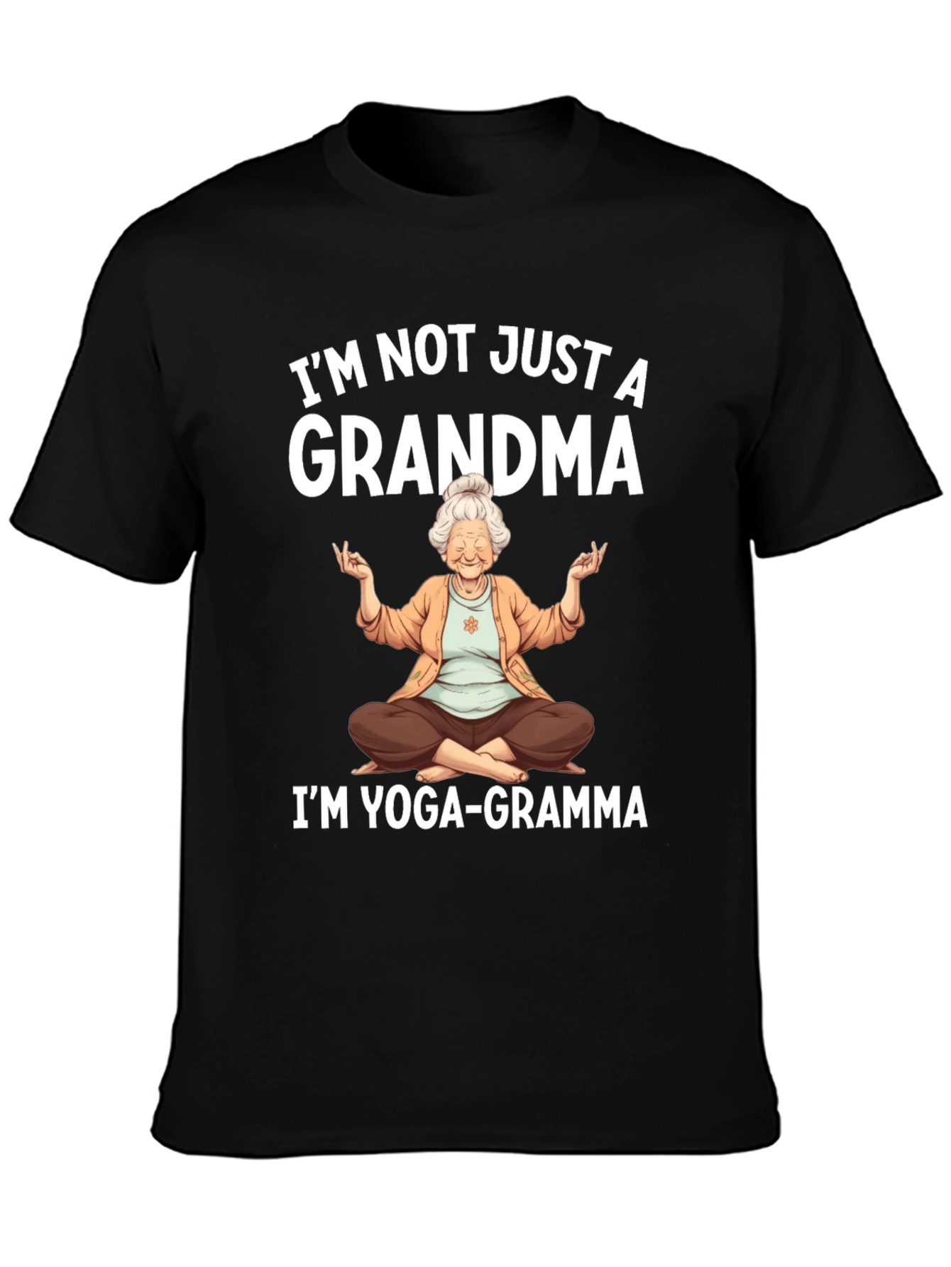 Yoga-Gramma T-Shirt - Grandma Yoga Lover