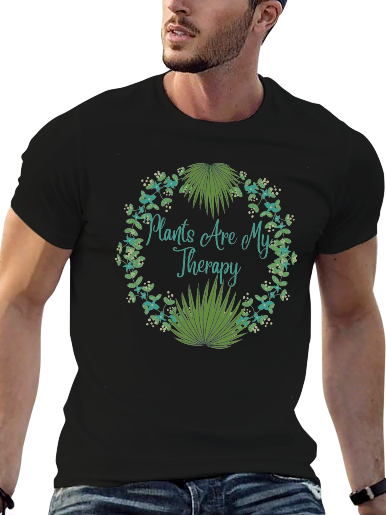 Plants Are My Therapy T-Shirt - Nature Lover Tee