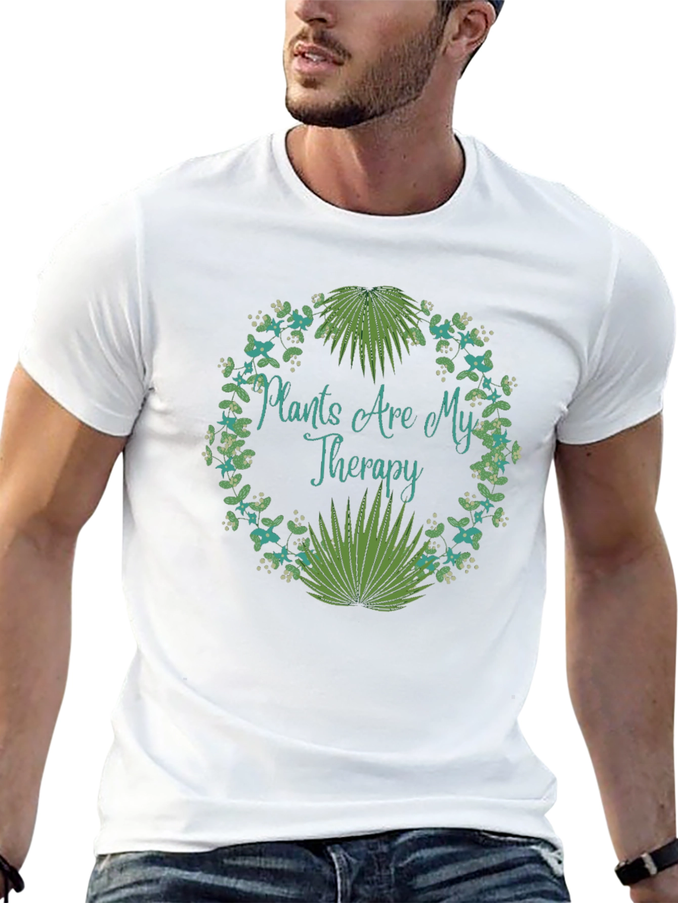 Plants Are My Therapy T-Shirt - Nature Lover Tee
