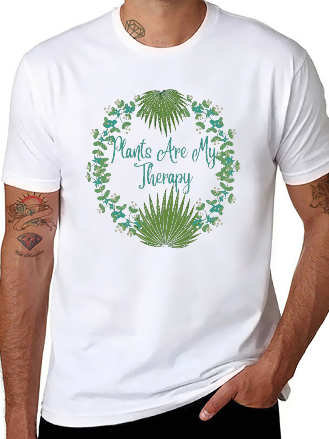 Plants Are My Therapy T-Shirt - Nature Lover Tee