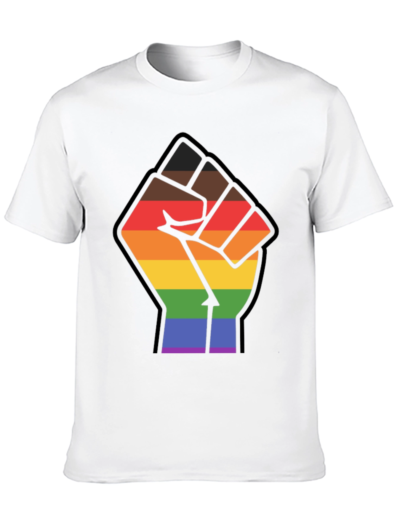 Pride Fist Black T-Shirt