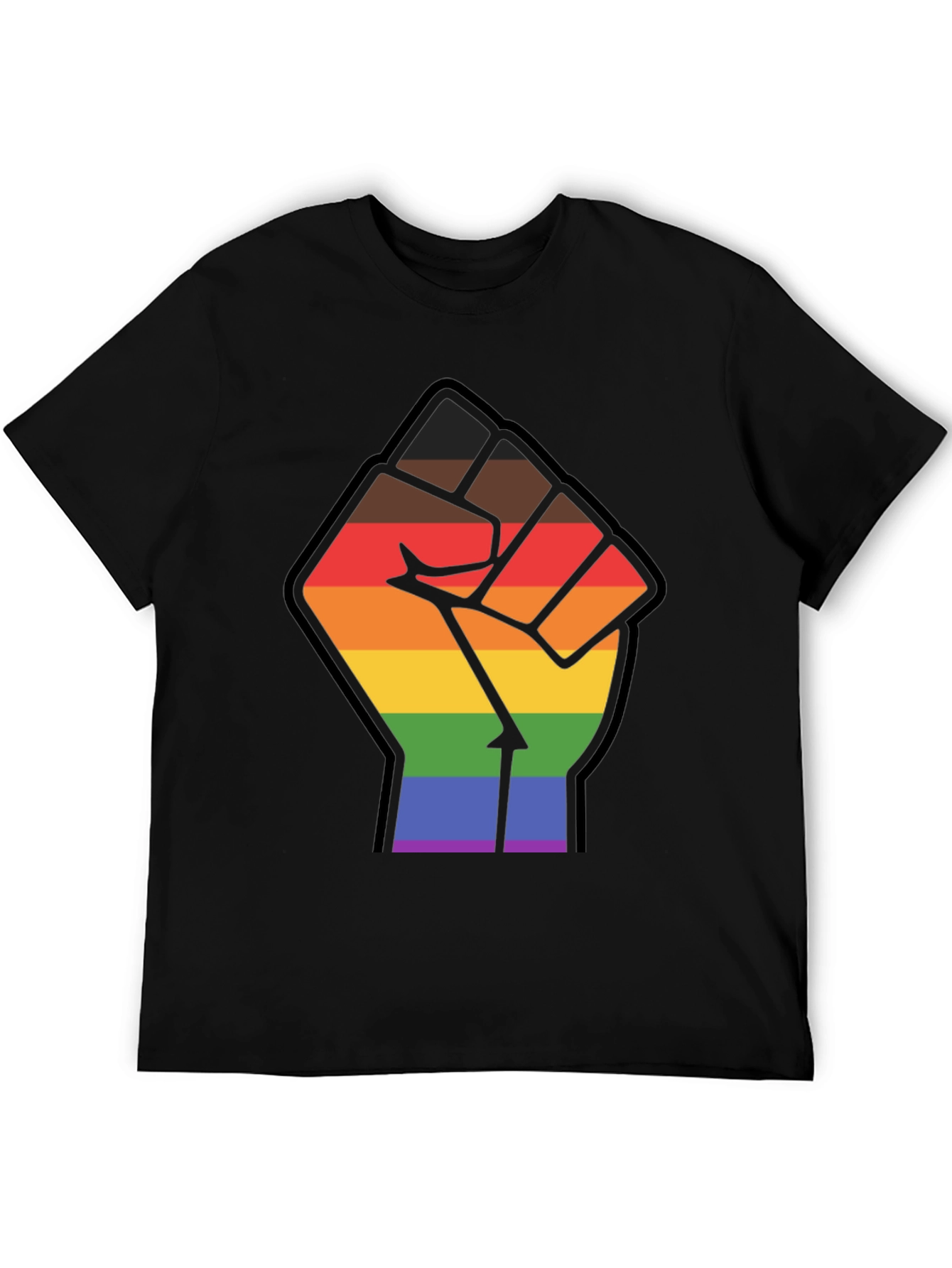 Pride Fist Black T-Shirt