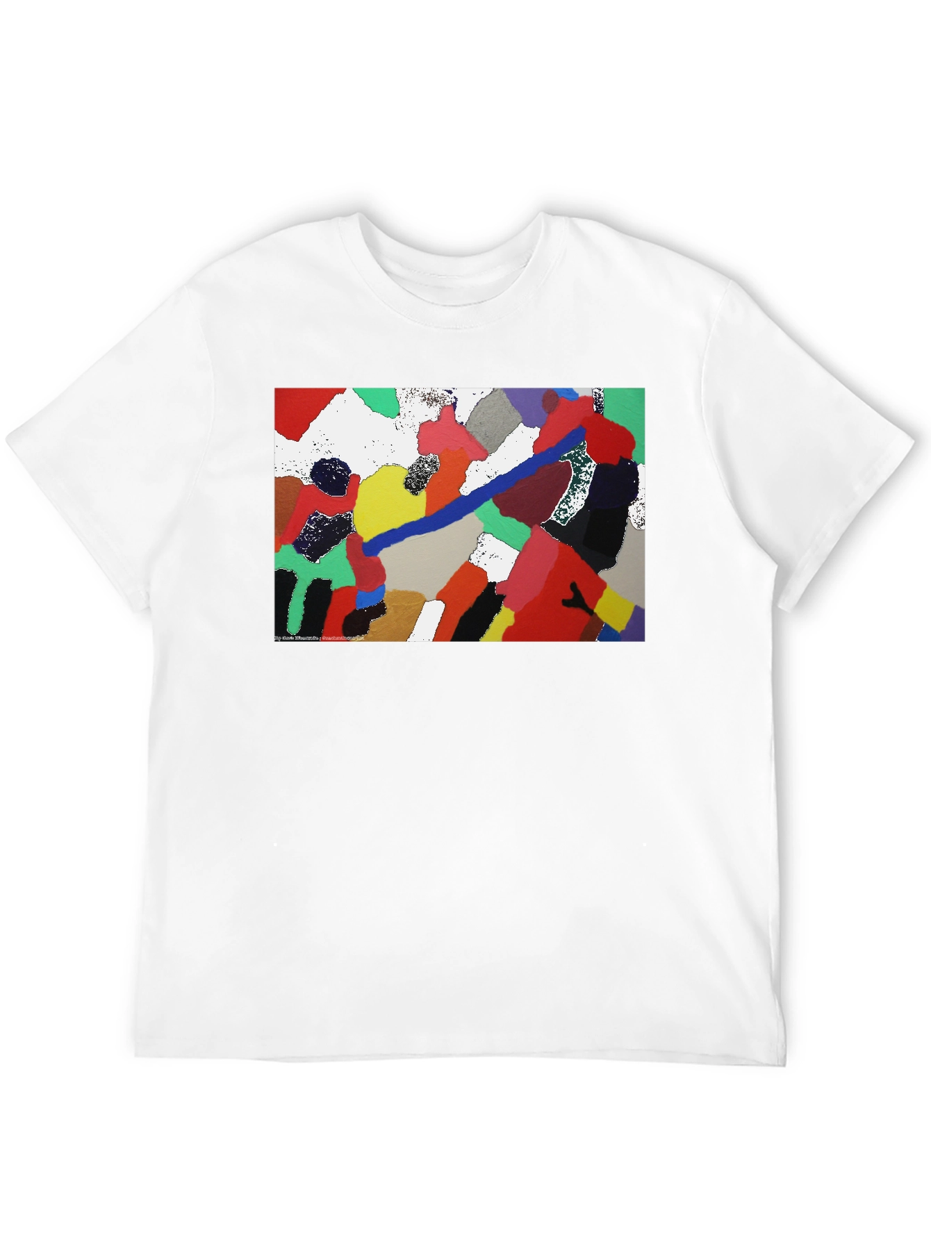Abstract Art Black T-Shirt