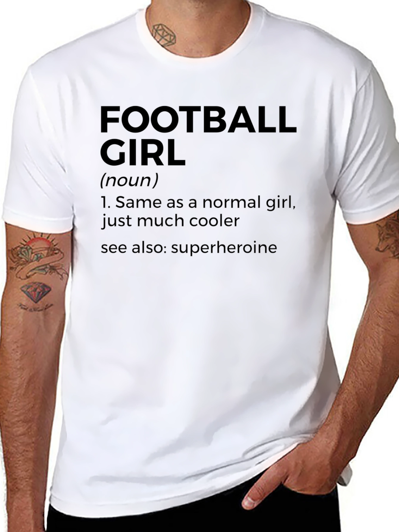 Football Girl Definition T-Shirt