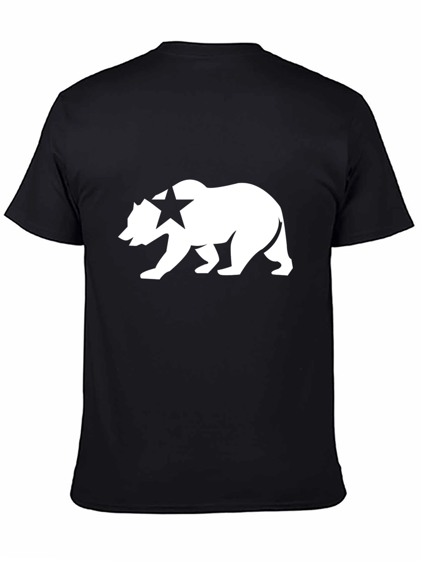 California Bear Graphic T-Shirt - Classic Black Tee