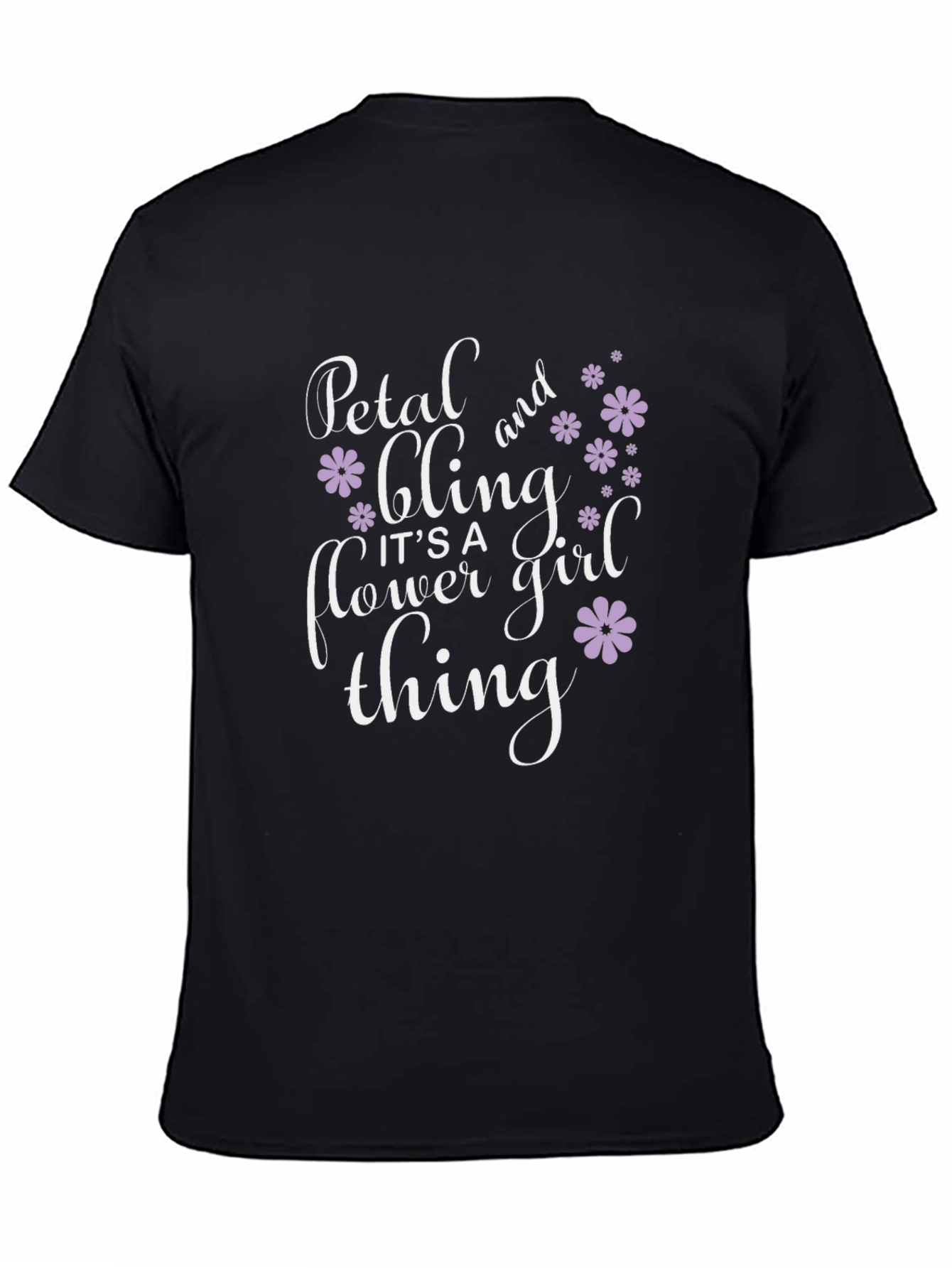 Petal and Bling Flower Girl T-Shirt