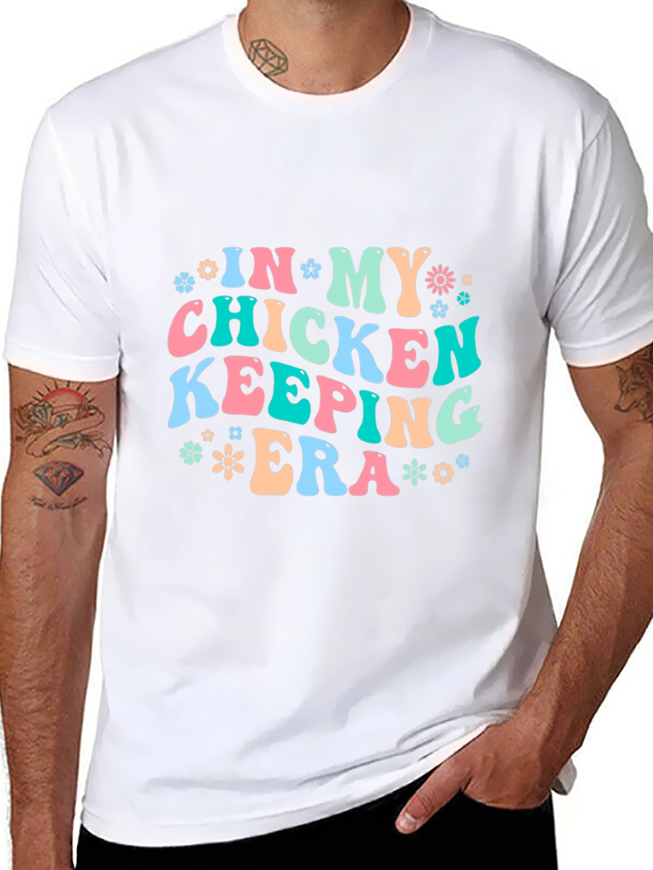 Chicken Keeping Era T-Shirt - Fun Farm Life Tee