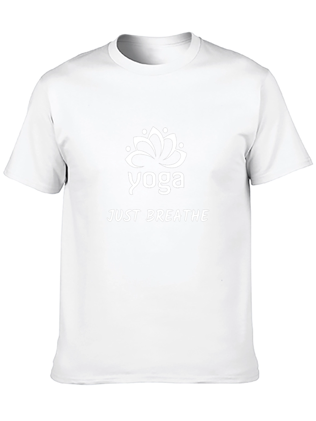 Yoga Just Breathe Graphic Tee