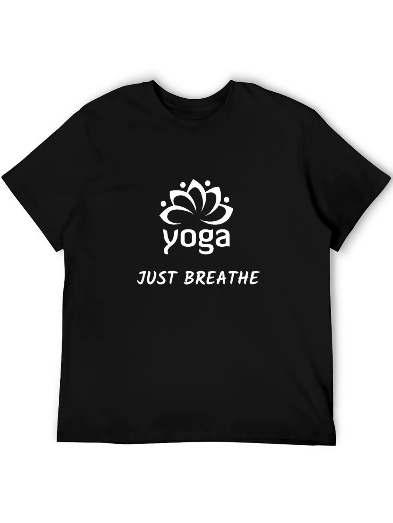Yoga Just Breathe Graphic Tee