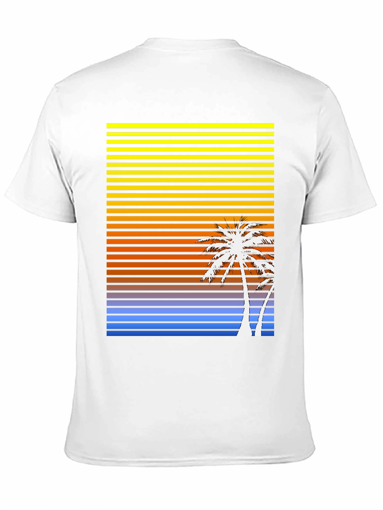 Sunset Palm Tree Graphic T-Shirt