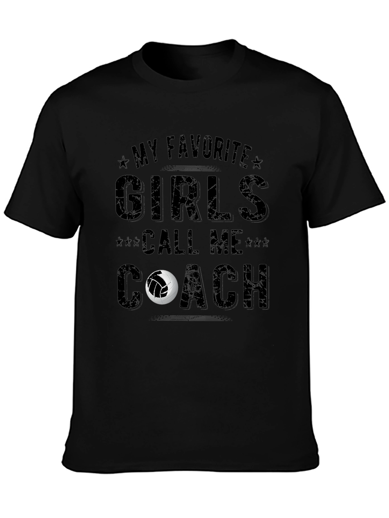 Volleyball Coach T-Shirt - My Favorite Girls