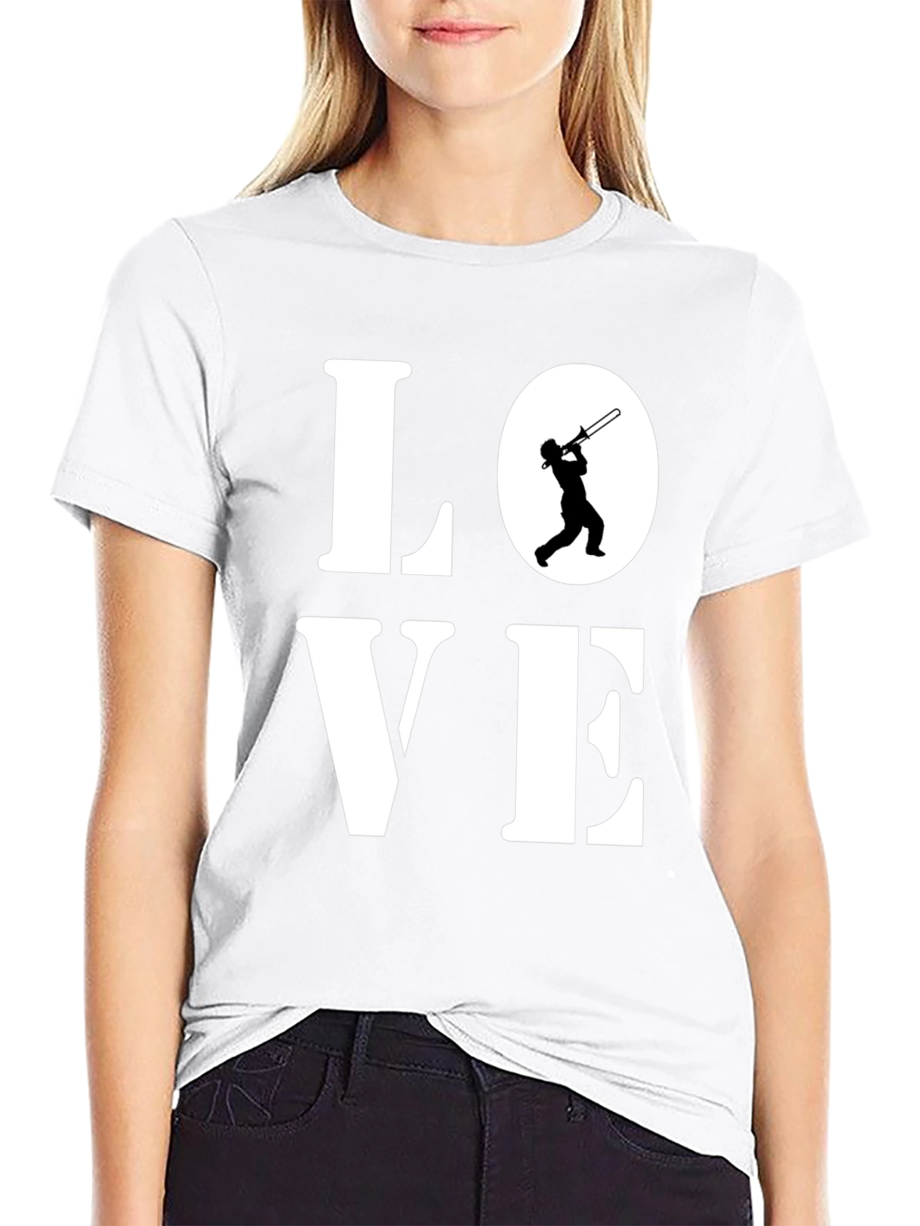 Love Trombone T-Shirt - Music Lover Tee
