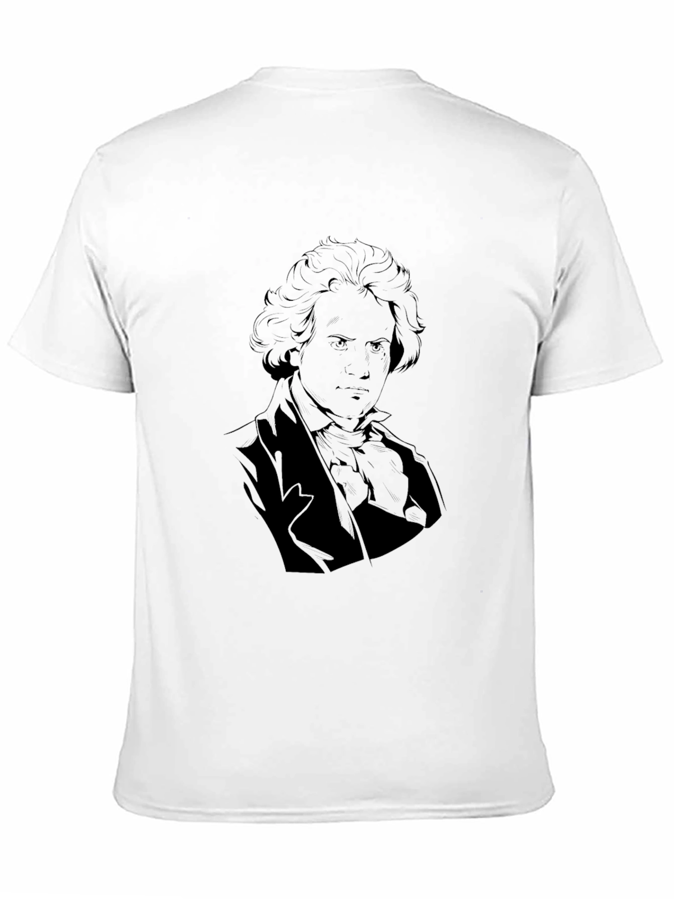 Beethoven Graphic Tee - Classic Composer Portrait Shirt
