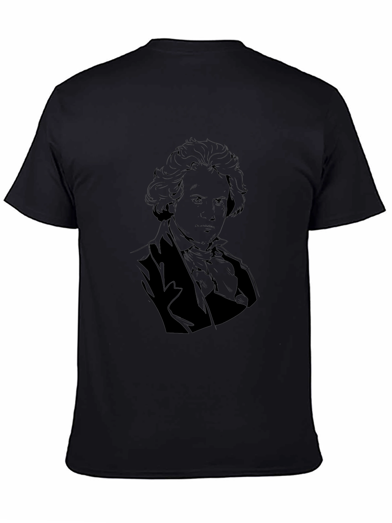 Beethoven Graphic Tee - Classic Composer Portrait Shirt