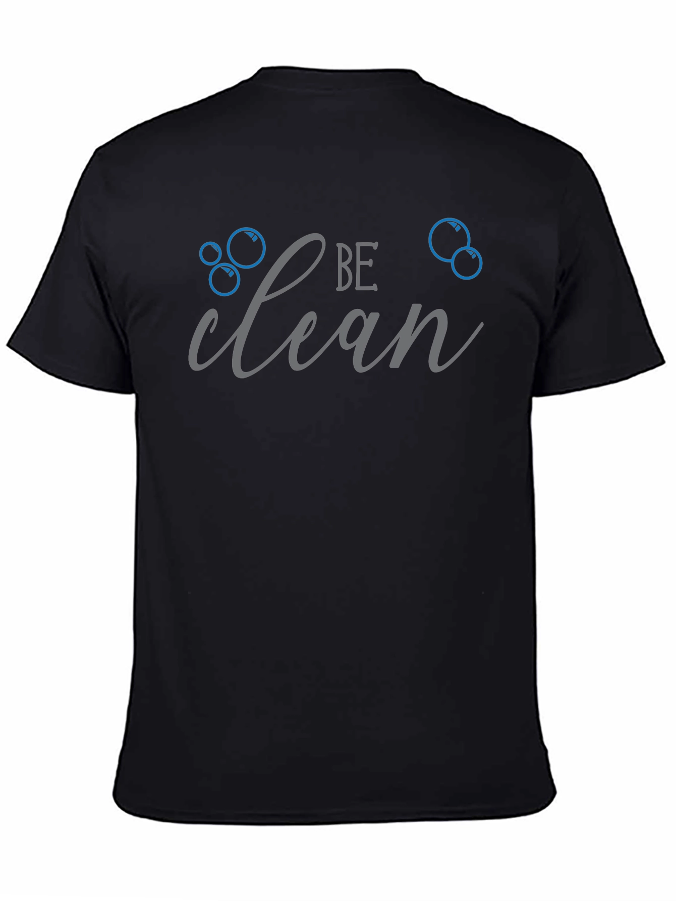 Be Clean T-Shirt - Black Graphic Tee
