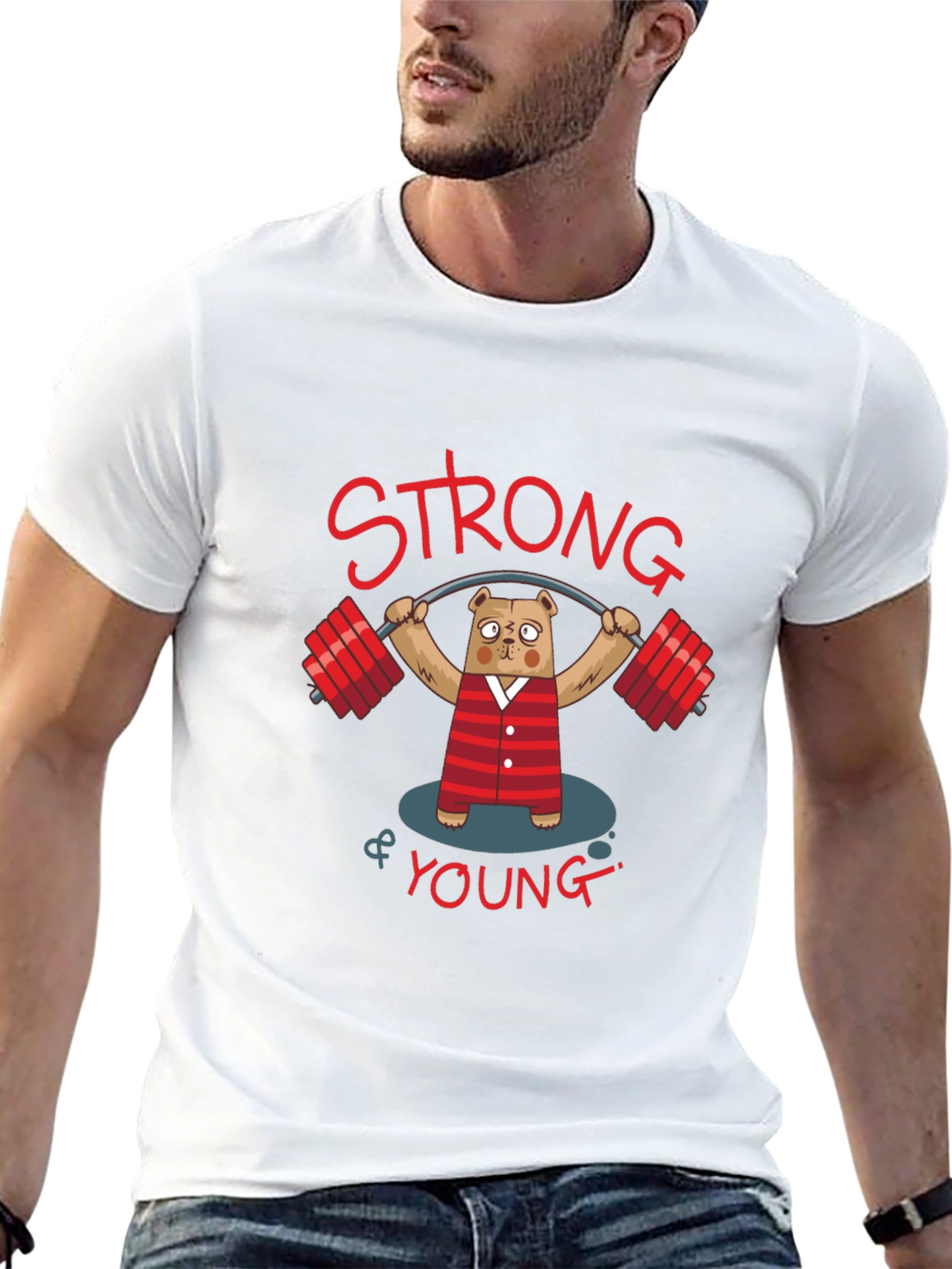 Strong & Young Bear T-Shirt