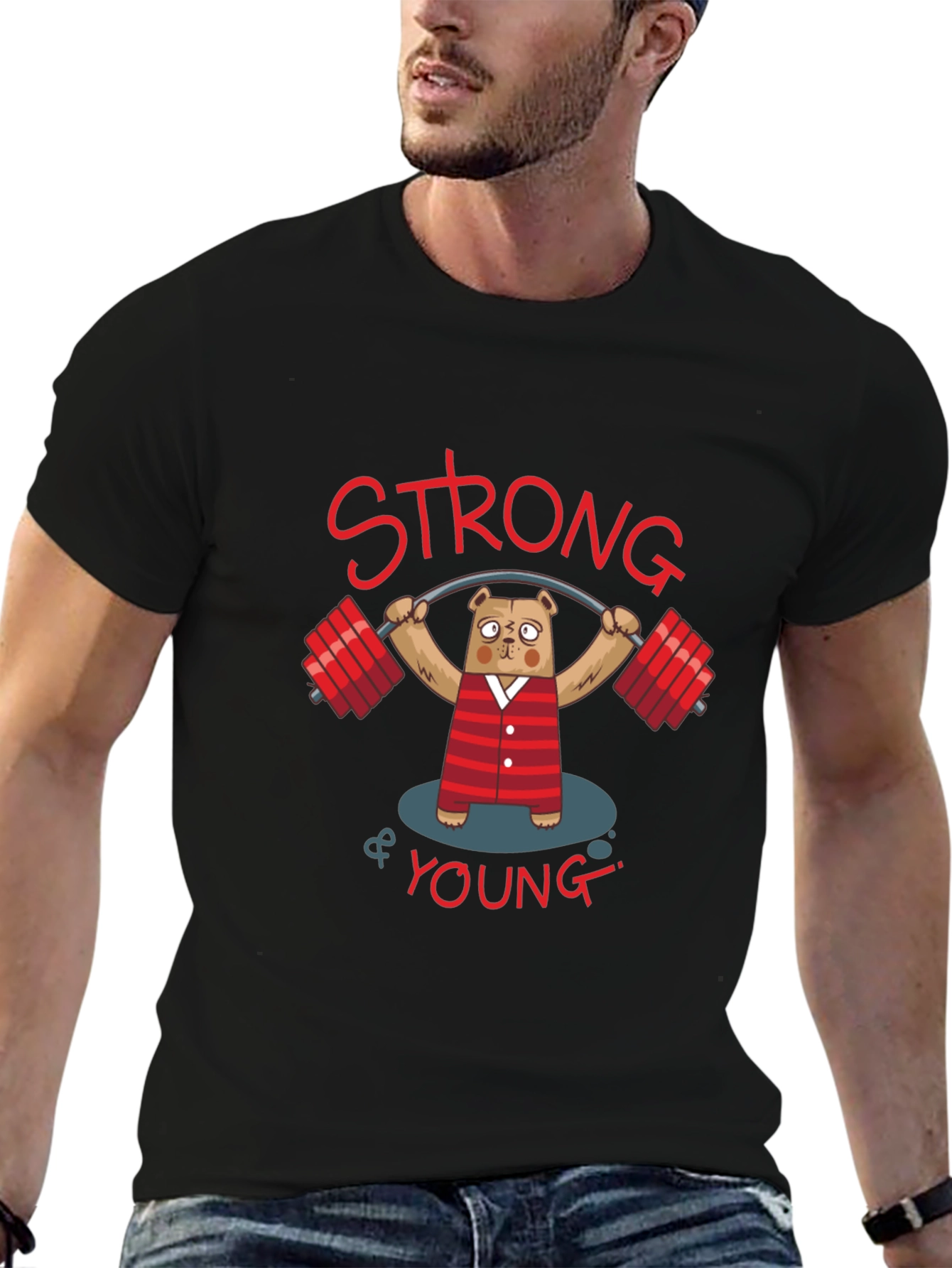 Strong & Young Bear T-Shirt