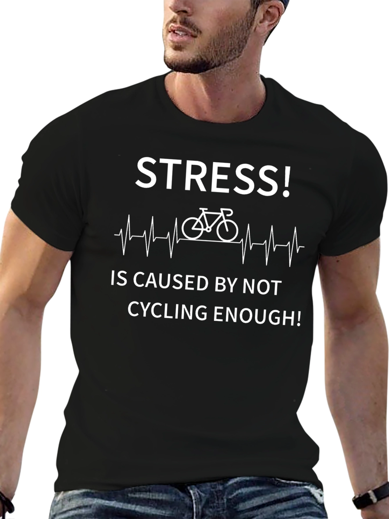 Stress Cycling T-Shirt: Ride Away Your Worries!