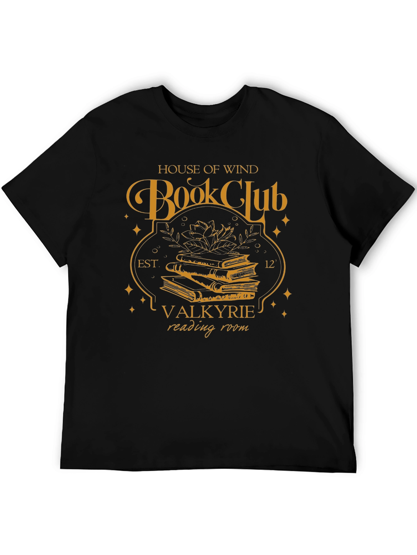 House of Wind Book Club Black T-Shirt
