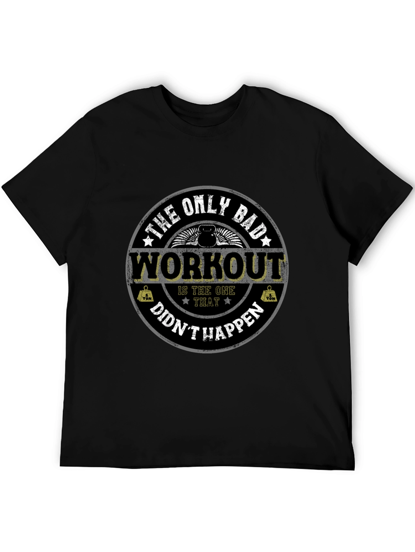 Workout Motivation T-Shirt Gym Fitness Apparel
