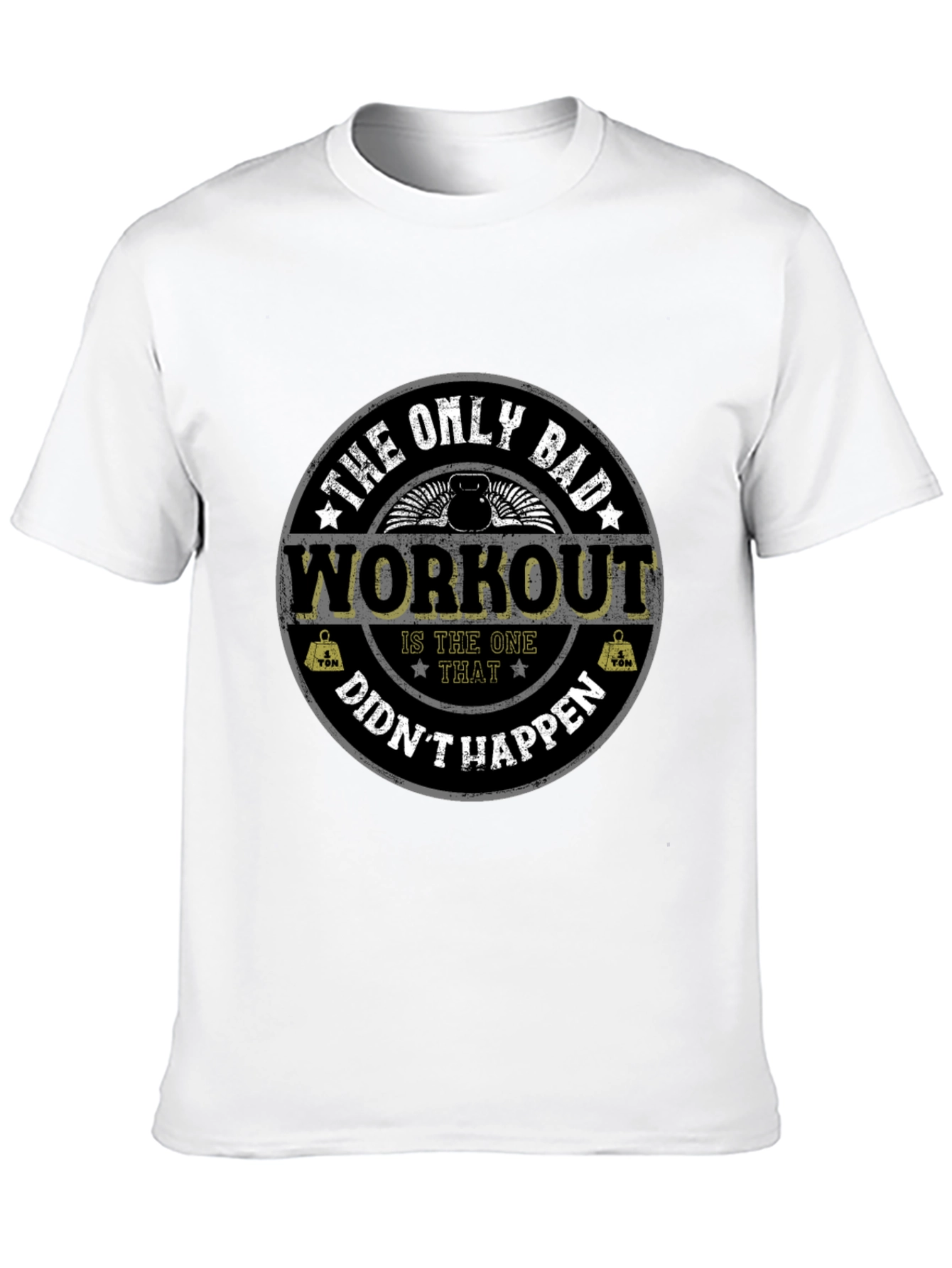 Workout Motivation T-Shirt Gym Fitness Apparel