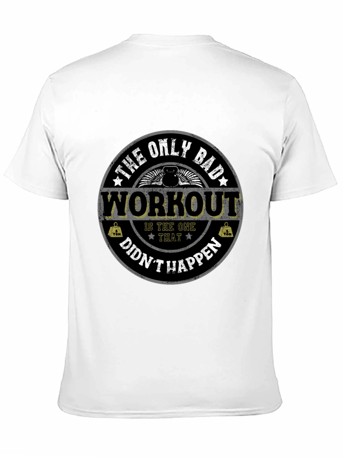 Workout Motivation T-Shirt Gym Fitness Apparel