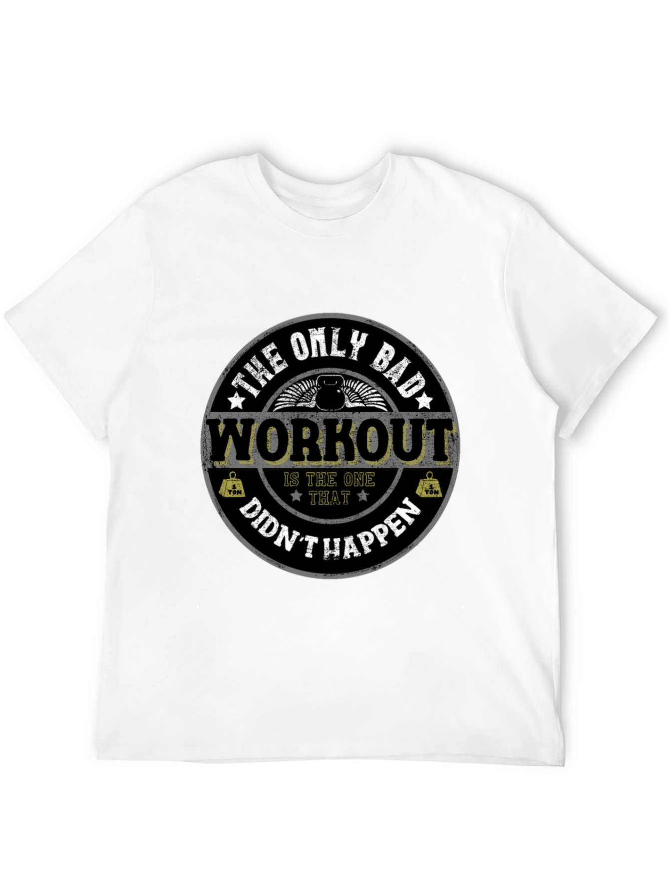 Workout Motivation T-Shirt Gym Fitness Apparel