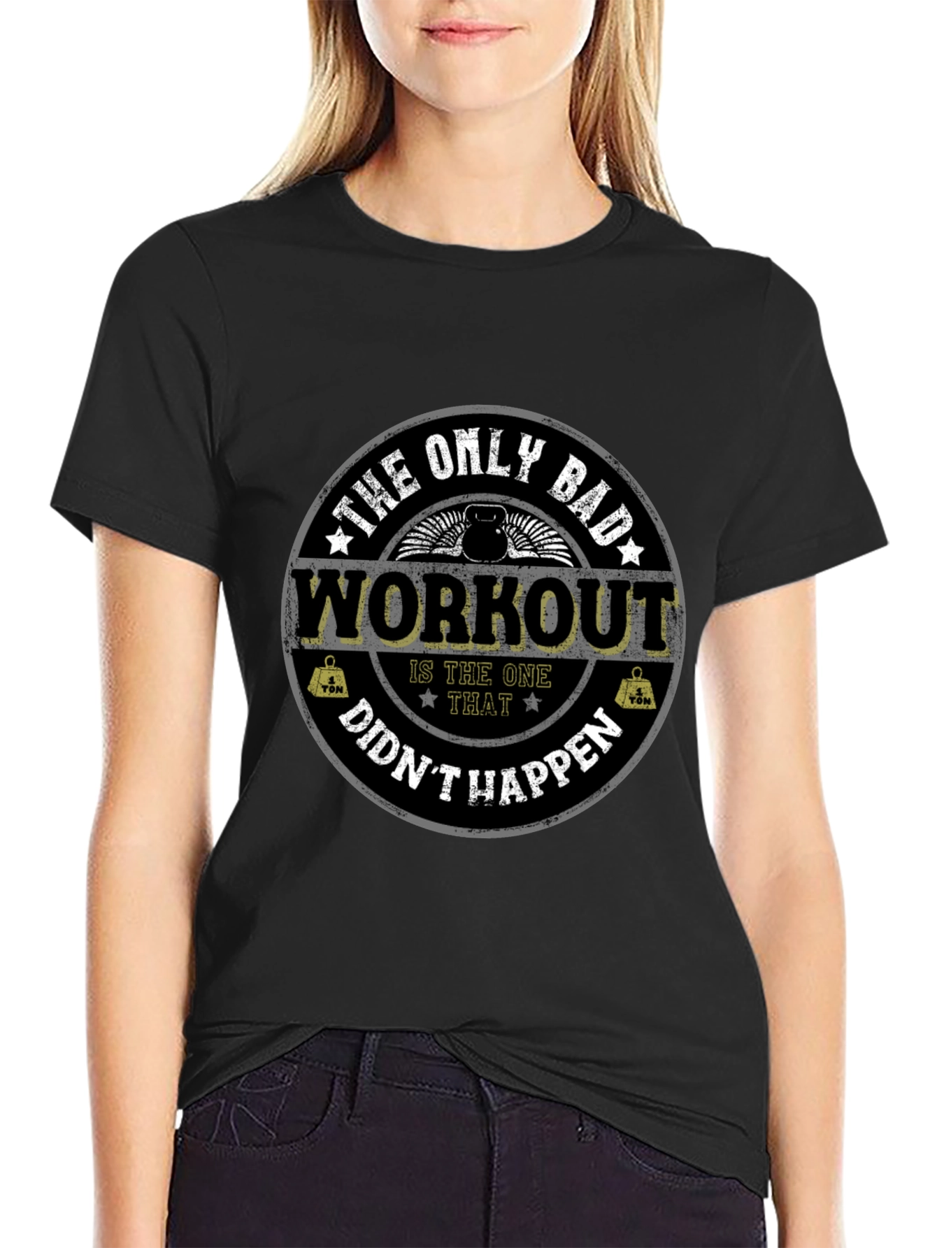 Workout Motivation T-Shirt Gym Fitness Apparel