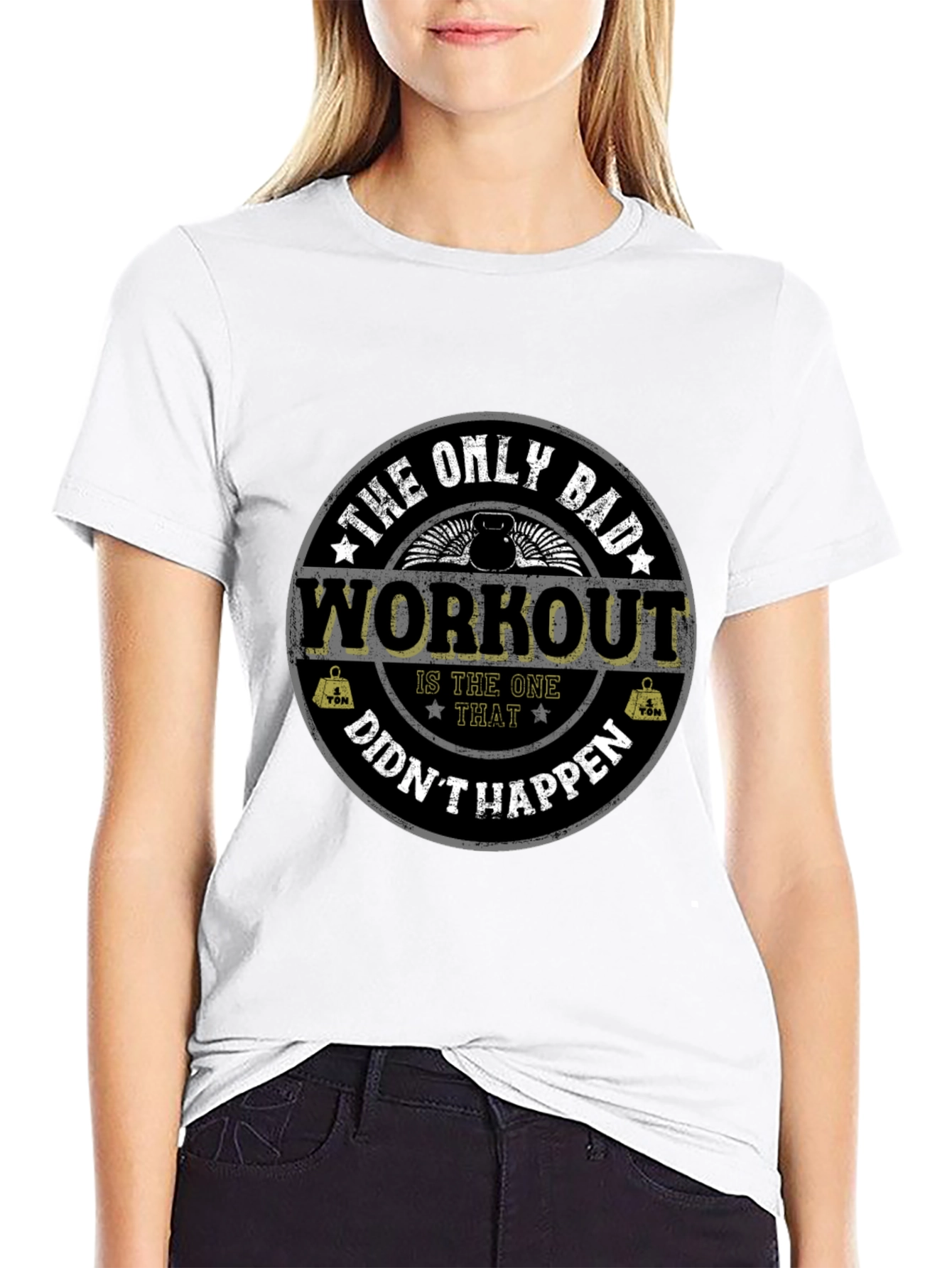 Workout Motivation T-Shirt Gym Fitness Apparel