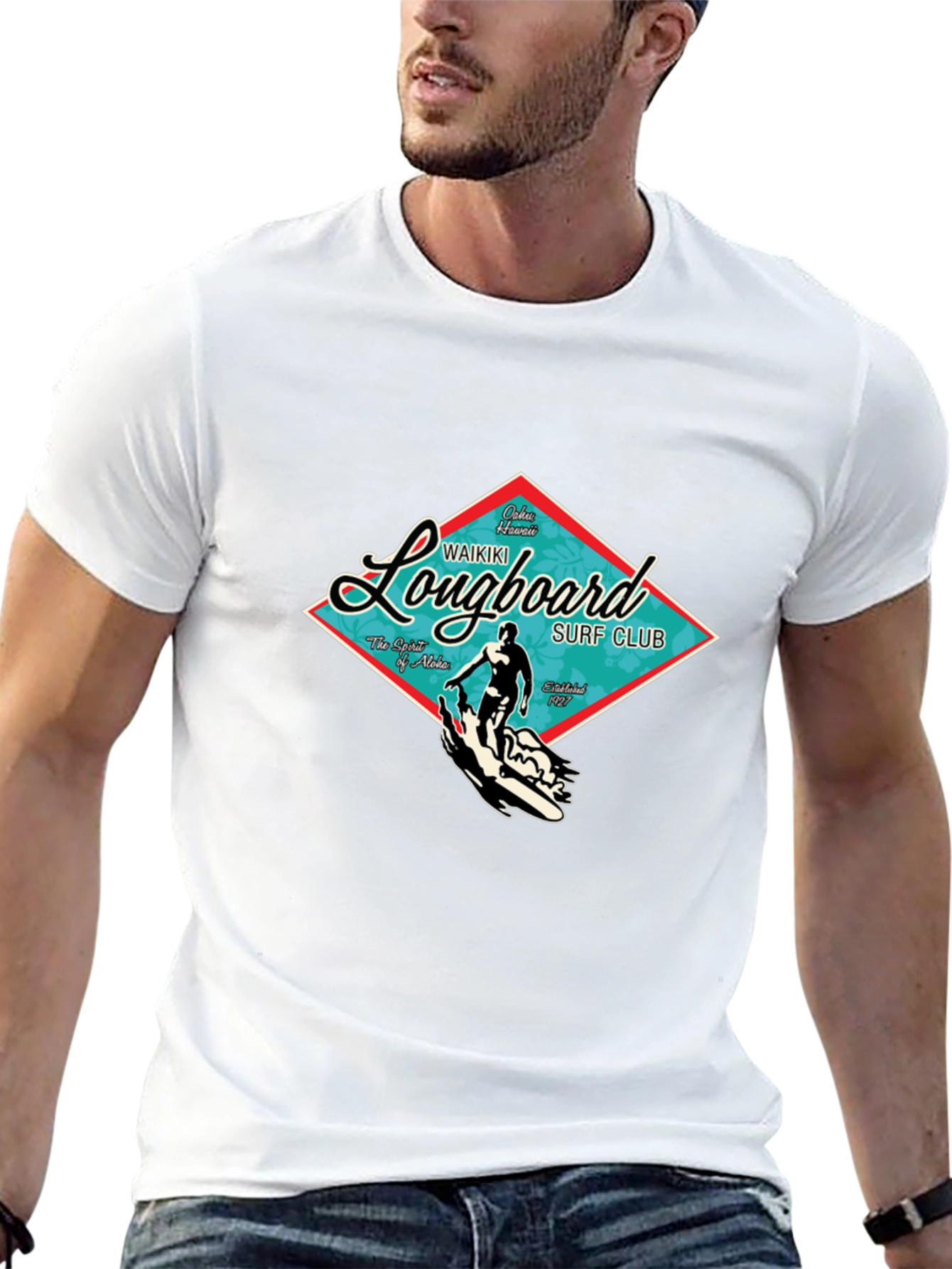 Waikiki Longboard Surf Club T-Shirt