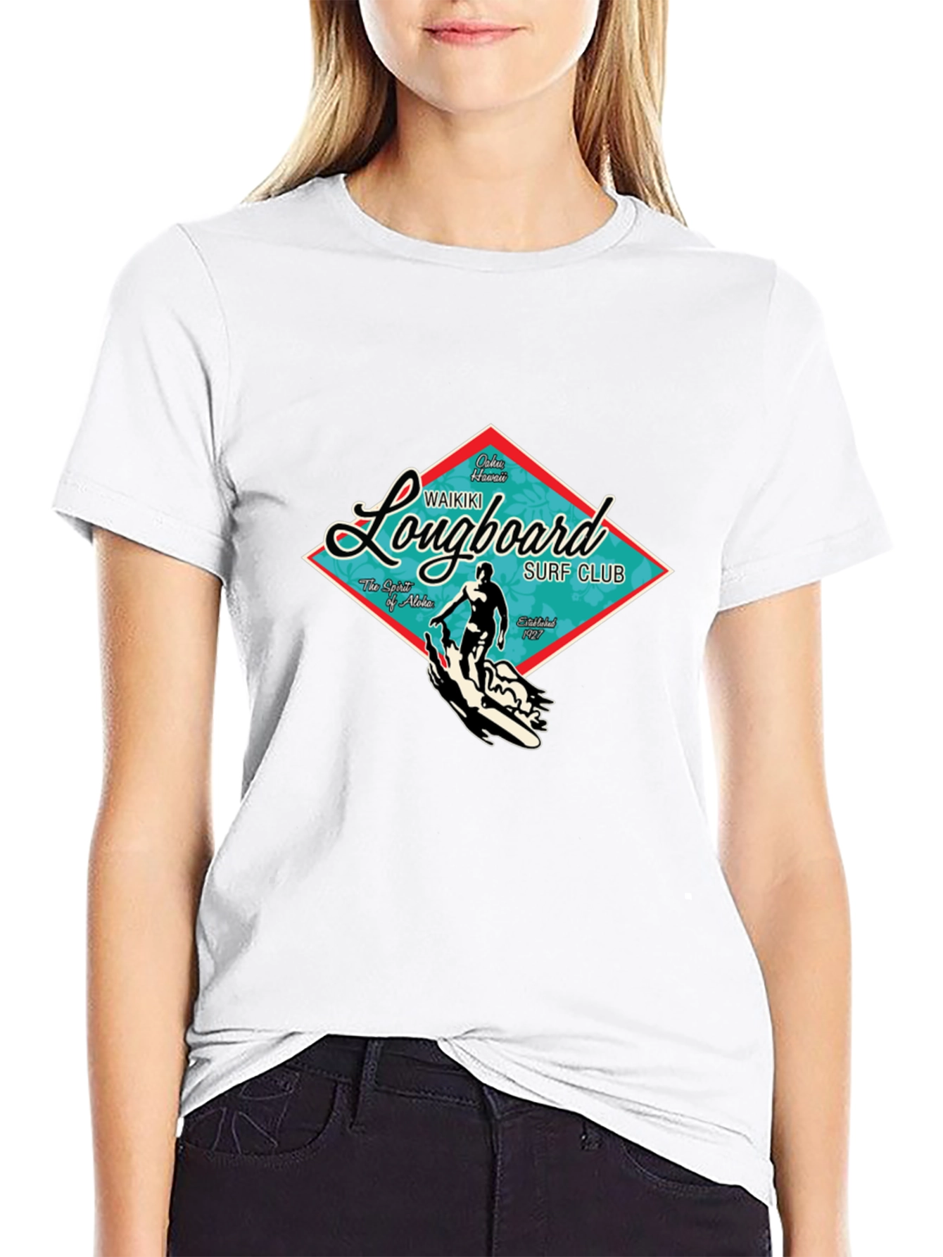 Waikiki Longboard Surf Club T-Shirt