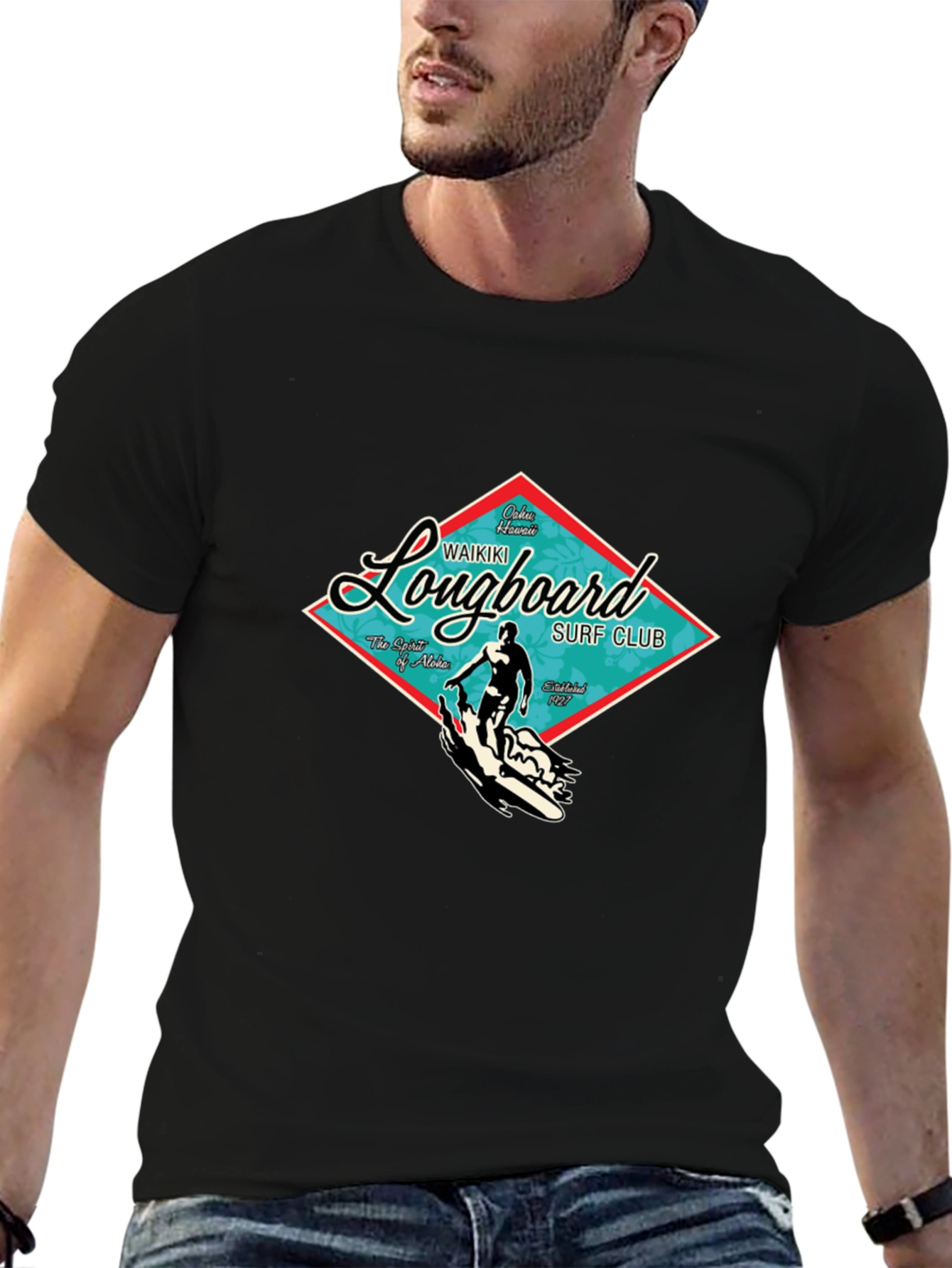Waikiki Longboard Surf Club T-Shirt