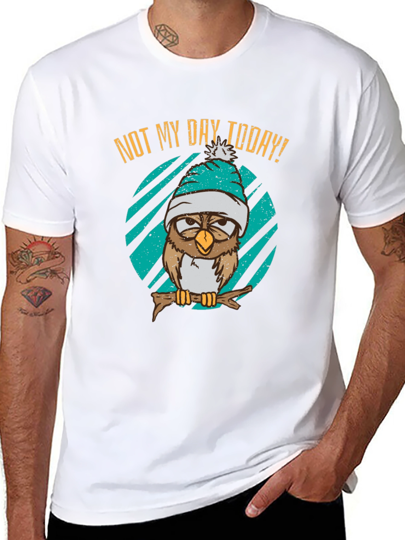 Not My Day Today Owl T-Shirt