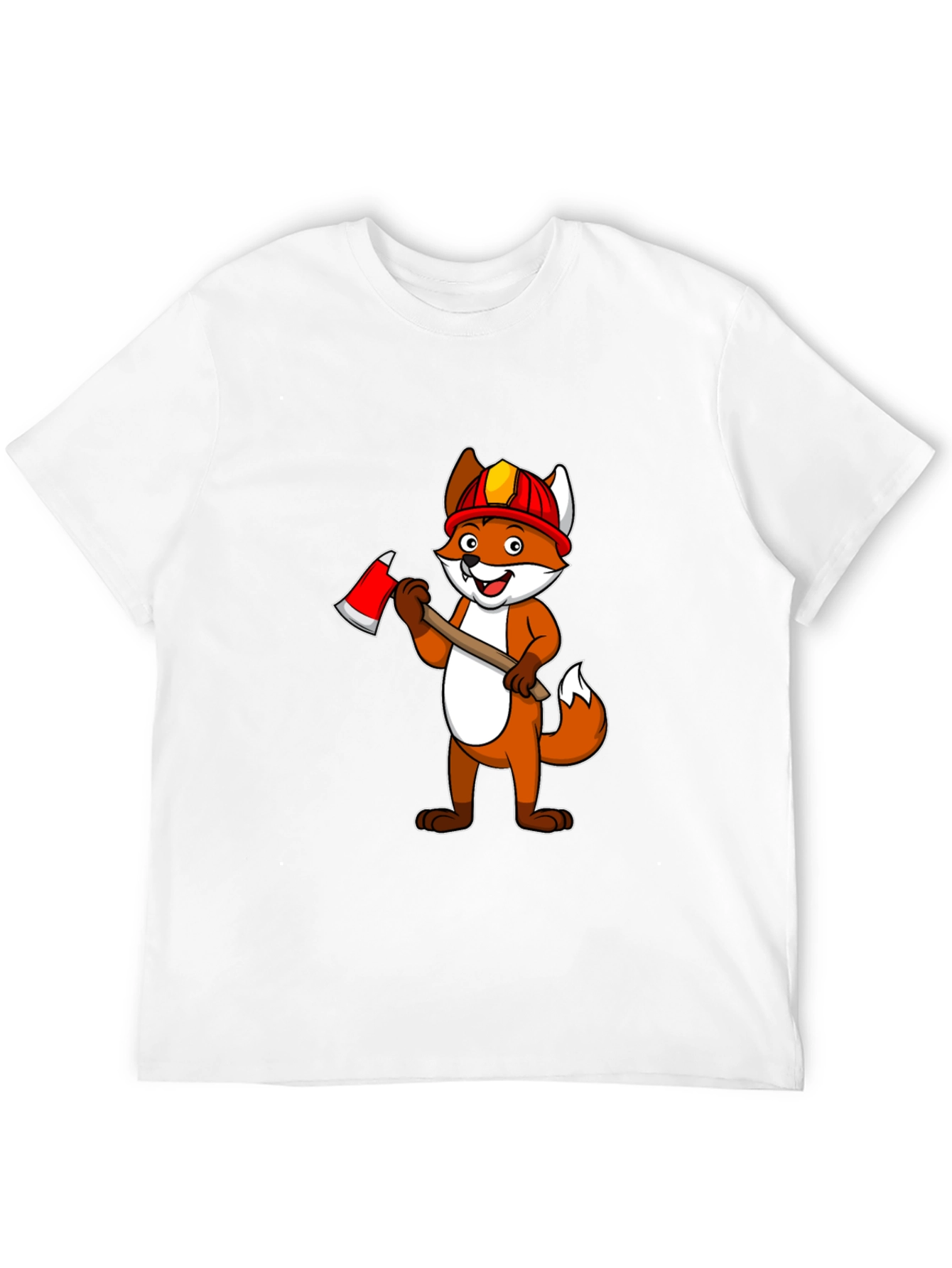 Fox Firefighter Graphic T-Shirt